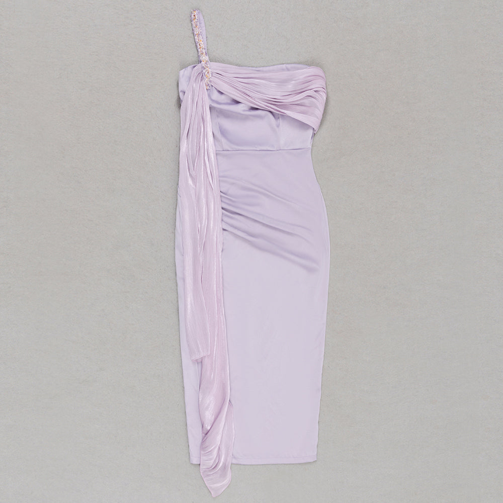 One Shoulder Midi Dress HV9408