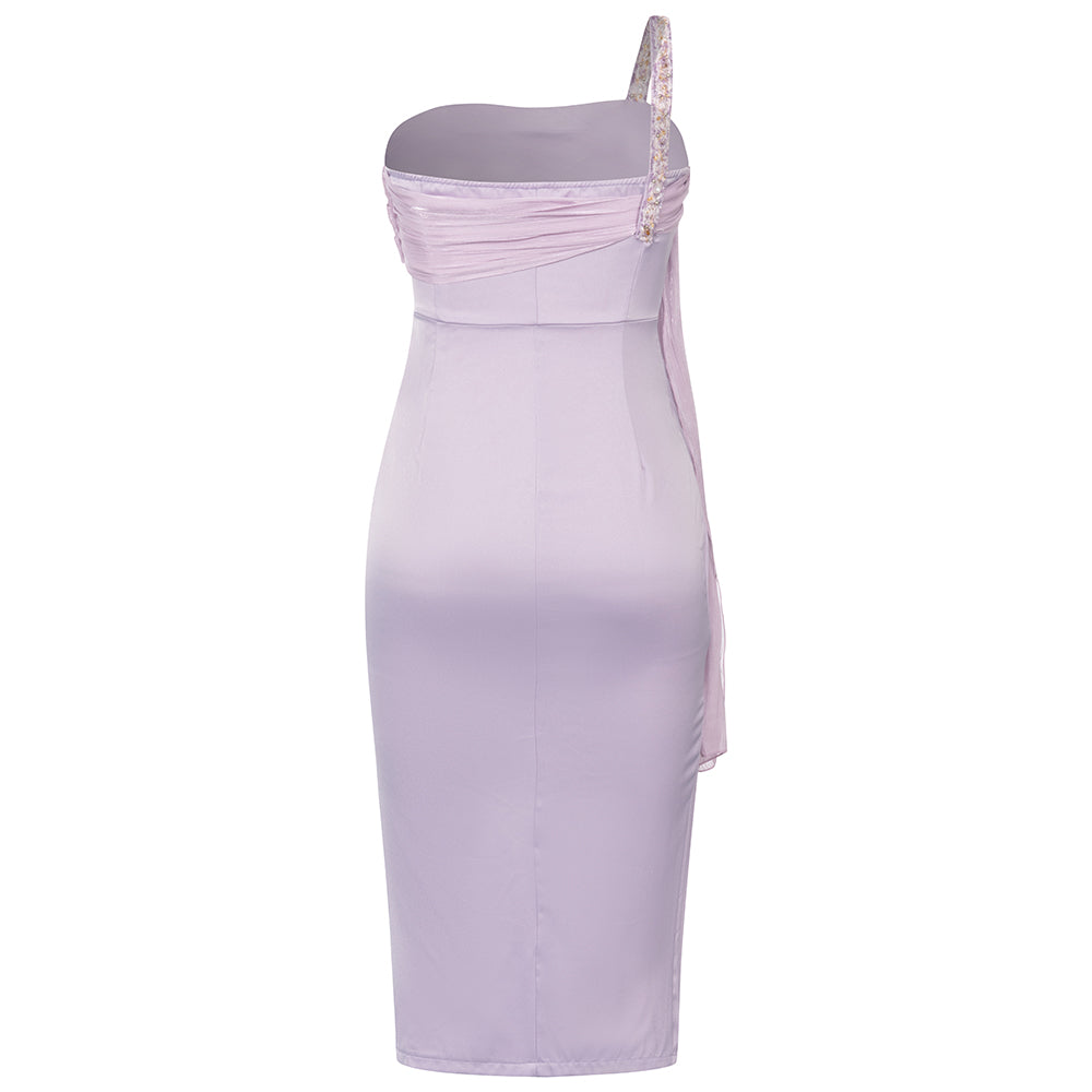 One Shoulder Midi Dress HV9408