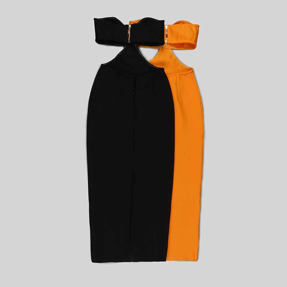 Strapless Bustier Maxi Dress HV9200