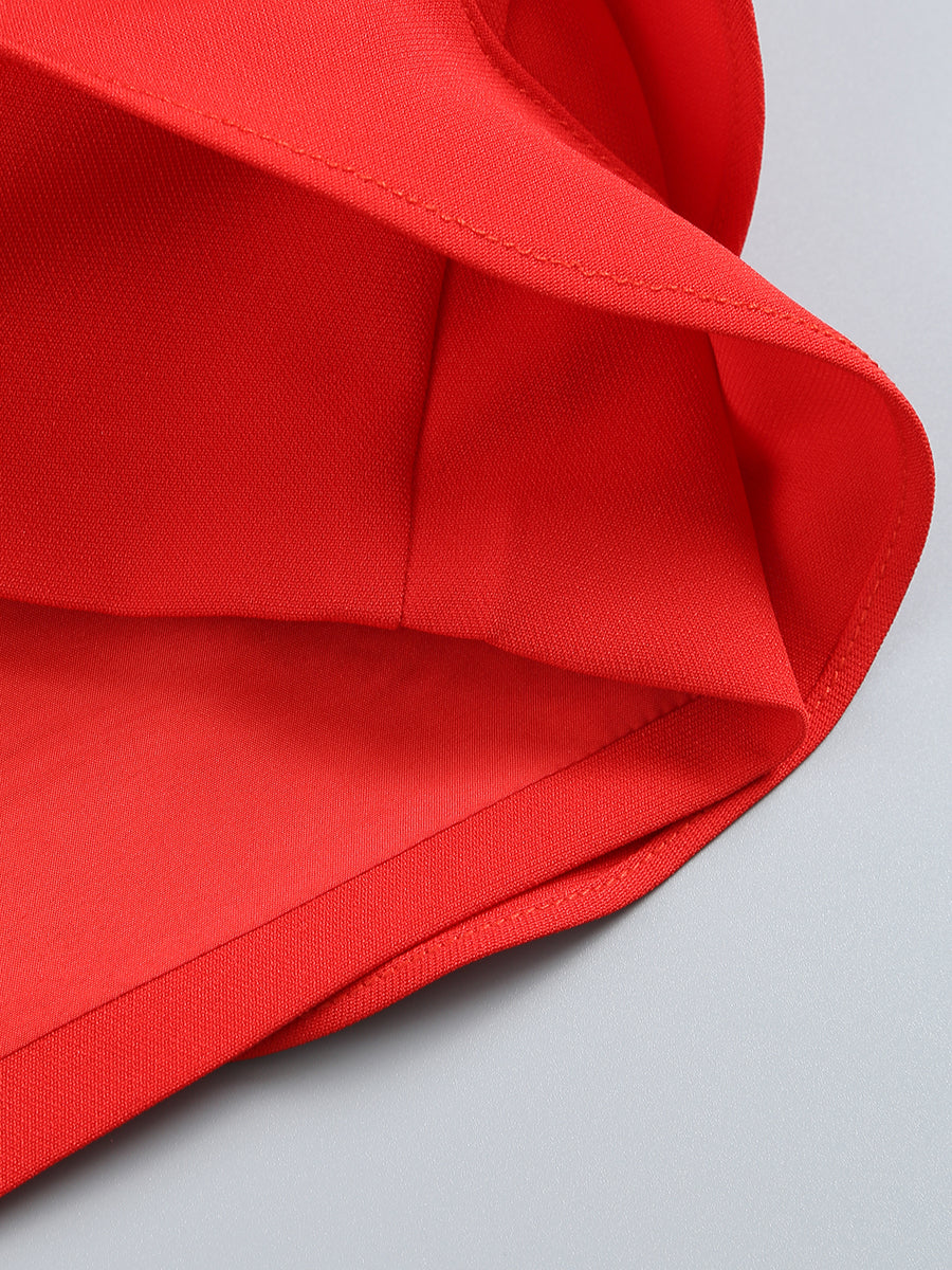Strapless Flower Detail Dress HV