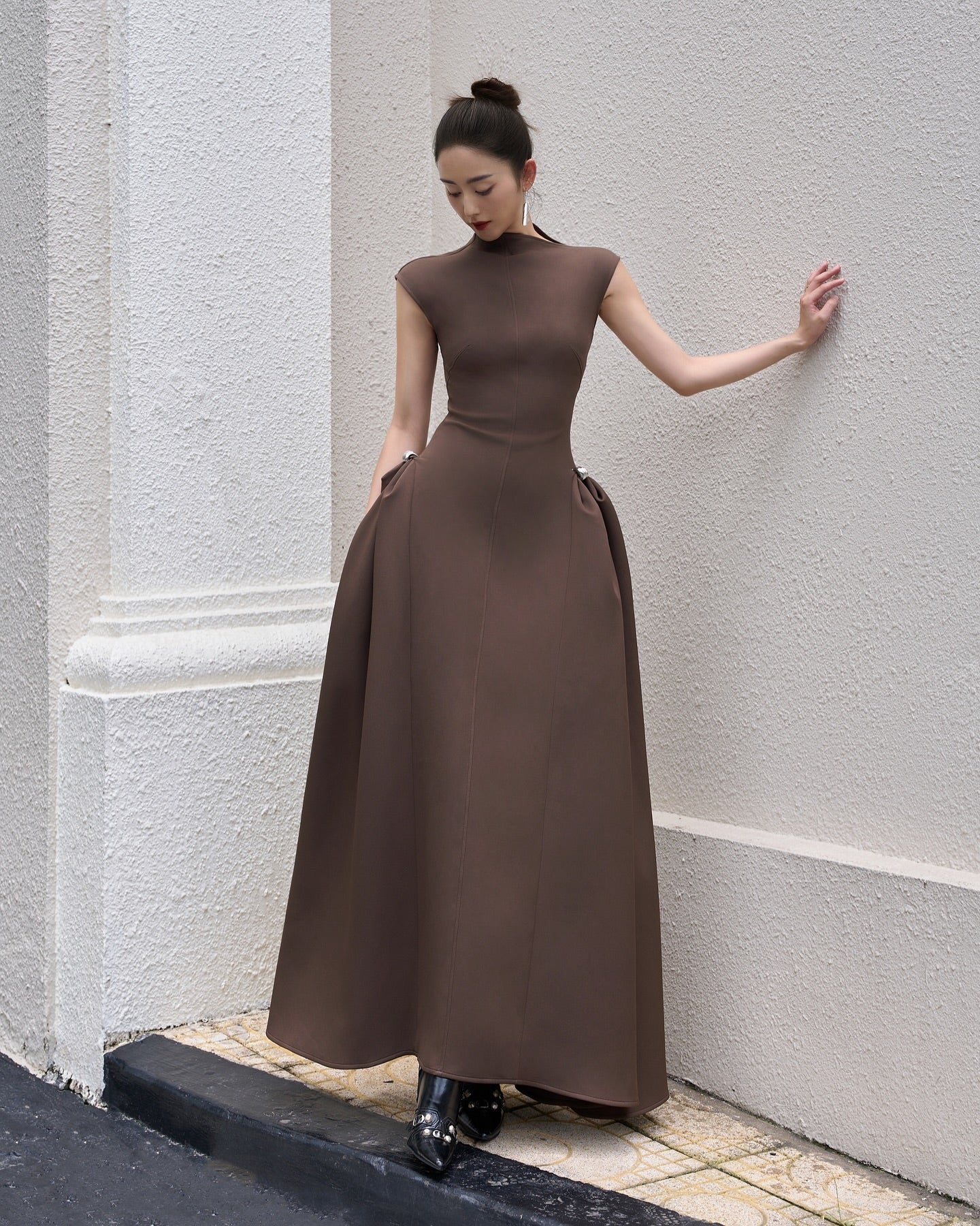 A Line Maxi Dress HV1978