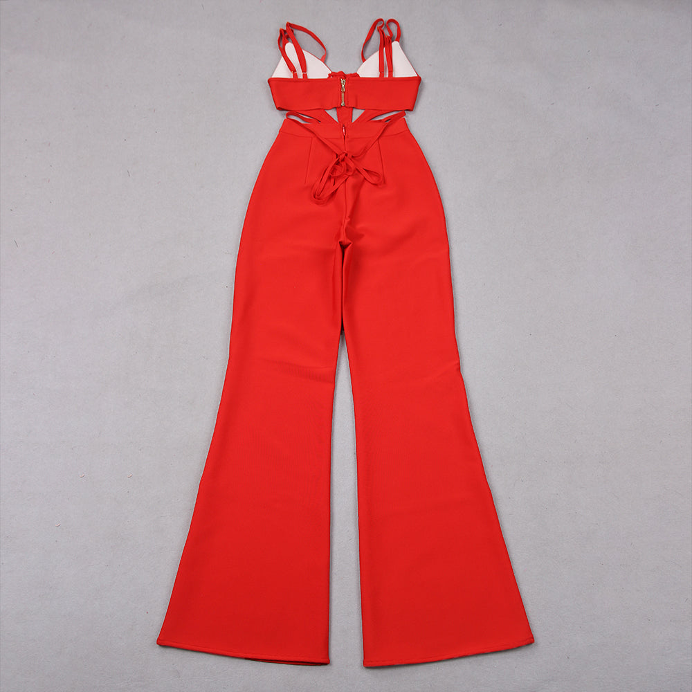Bustier Cut Out Detail Jumpsuit HV9770
