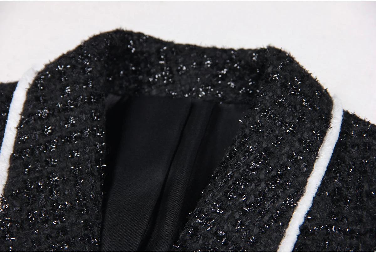Long Sleeve Sparkly Blazer