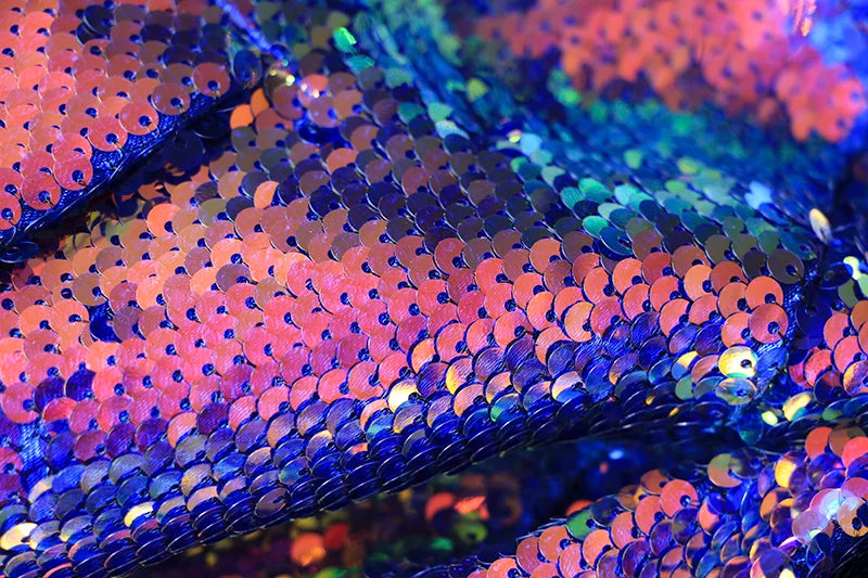 Long Sleeve Duochrome Sequin Blazer