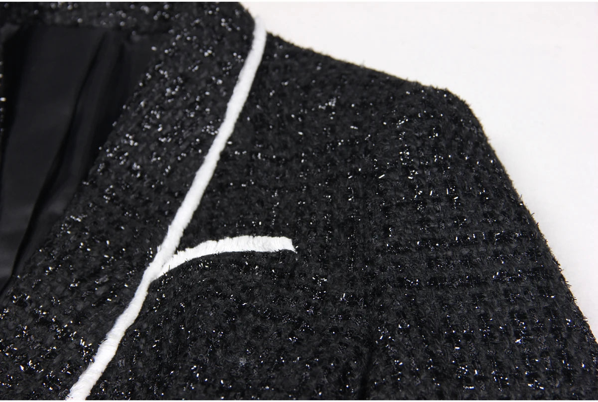 Long Sleeve Sparkly Blazer