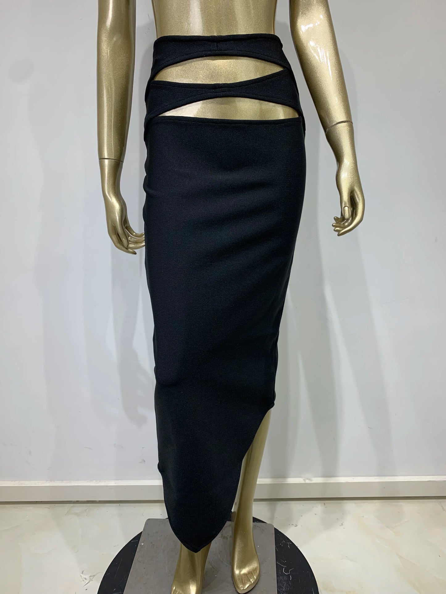 Geo Cut Out Detail Maxi Two Piece Dress HV9256