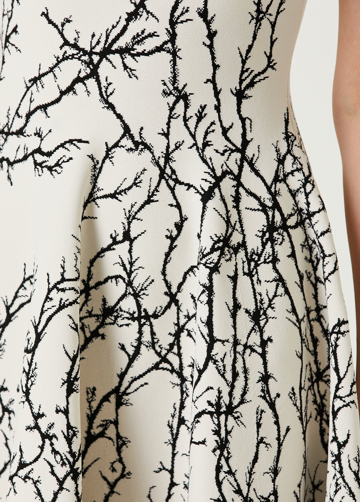 Short Sleeve A Line Dress White HV1576