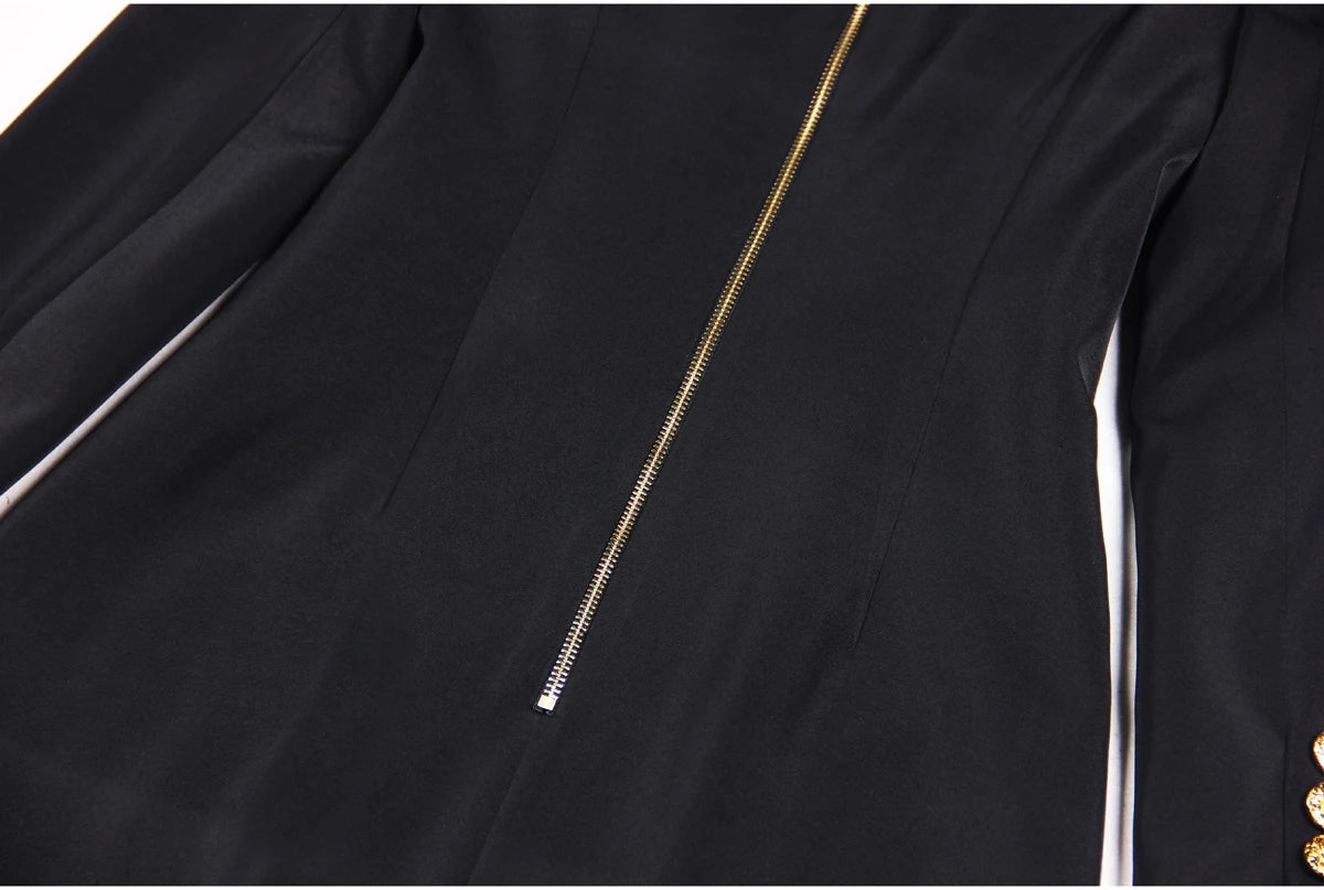 Sleeveless Studded Blazer Dress