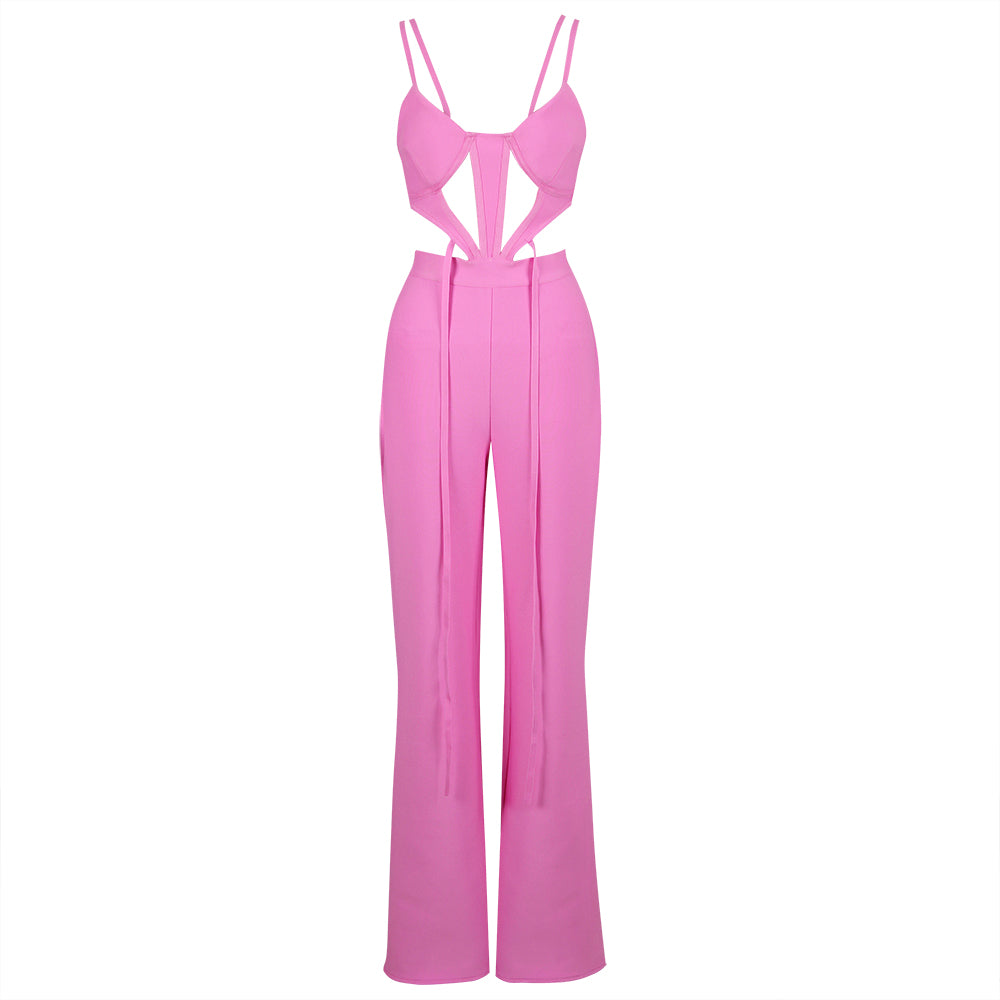 Bustier Cut Out Detail Jumpsuit HV9770