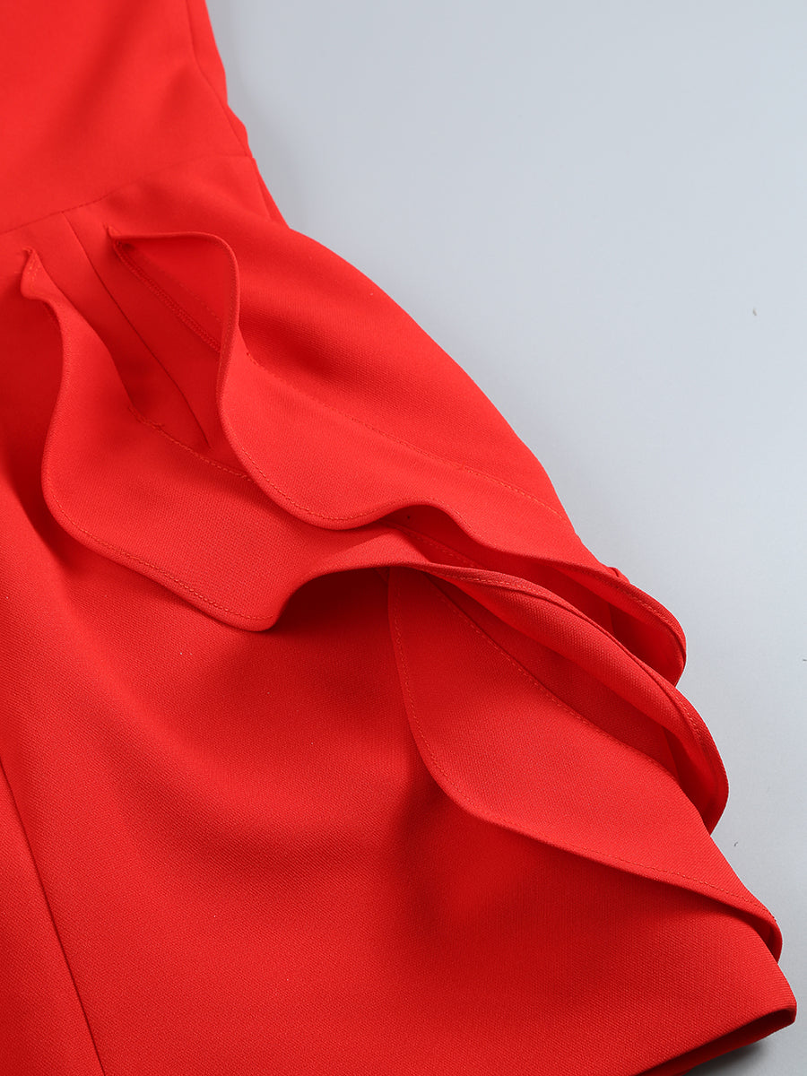 Strapless Flower Detail Dress HV