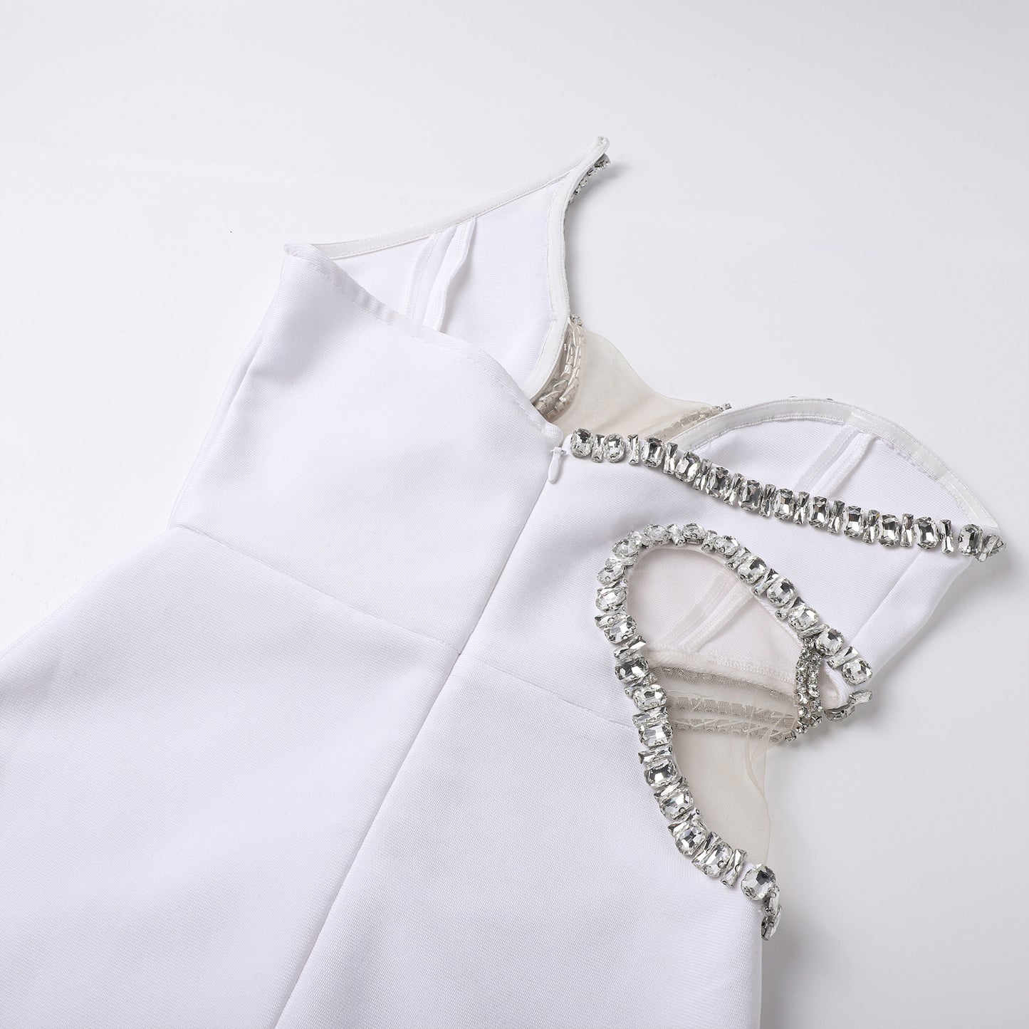 Strapless Crystal Detail Maxi Dress HV2183