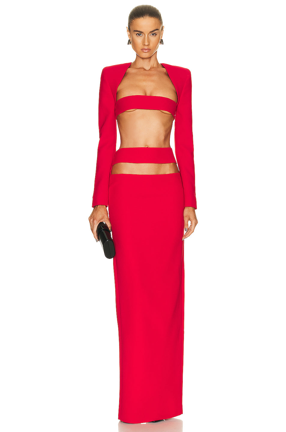 Long Sleeve Two Piece Maxi Dress HV8590