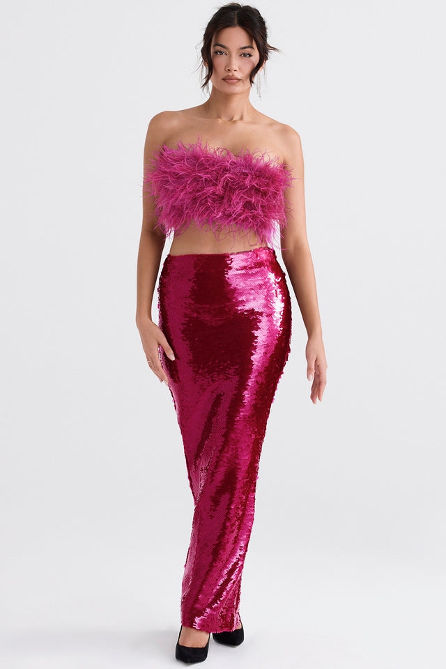 Two Piece Set Women Clothing Sexy Club Sequin HV9289