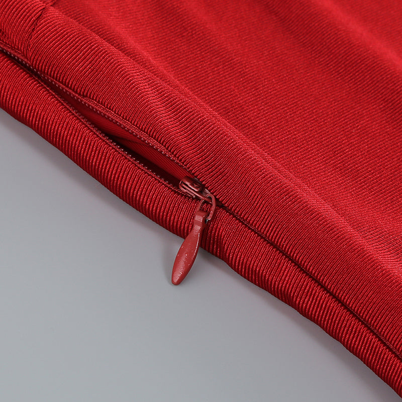 Long Sleeve Ruched Detail Maxi Dress