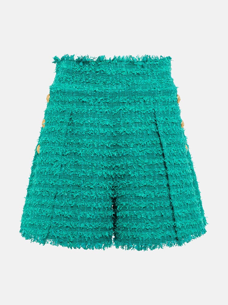 Long Sleeve Frayed Two Piece Set