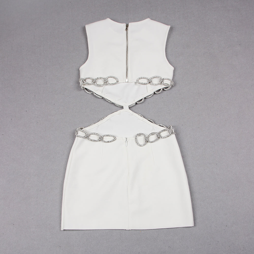 Crystal Chain Detail Dress HV9287
