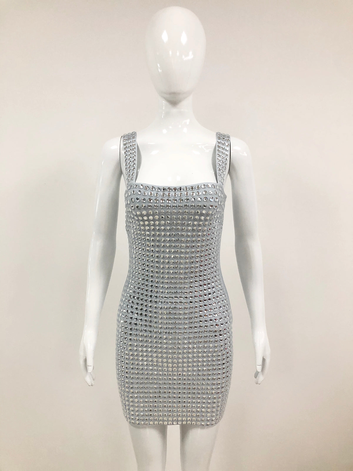 Crystal Embellished Dress Silver HV1427