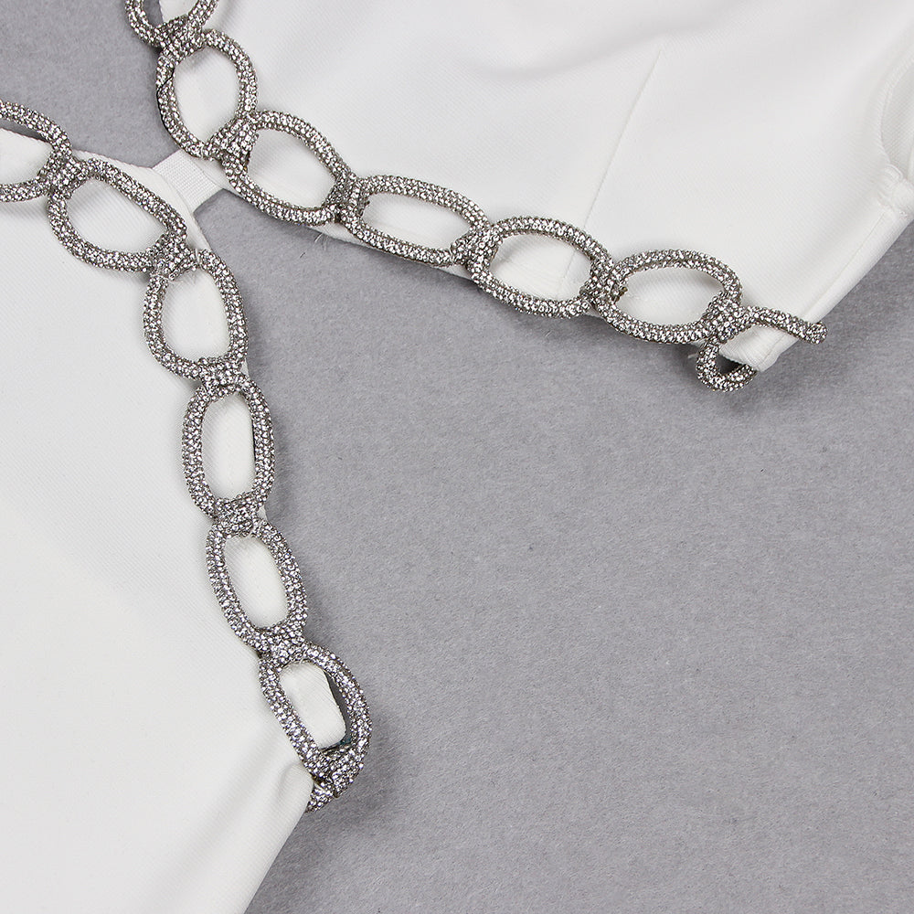 Crystal Chain Detail Dress HV9287