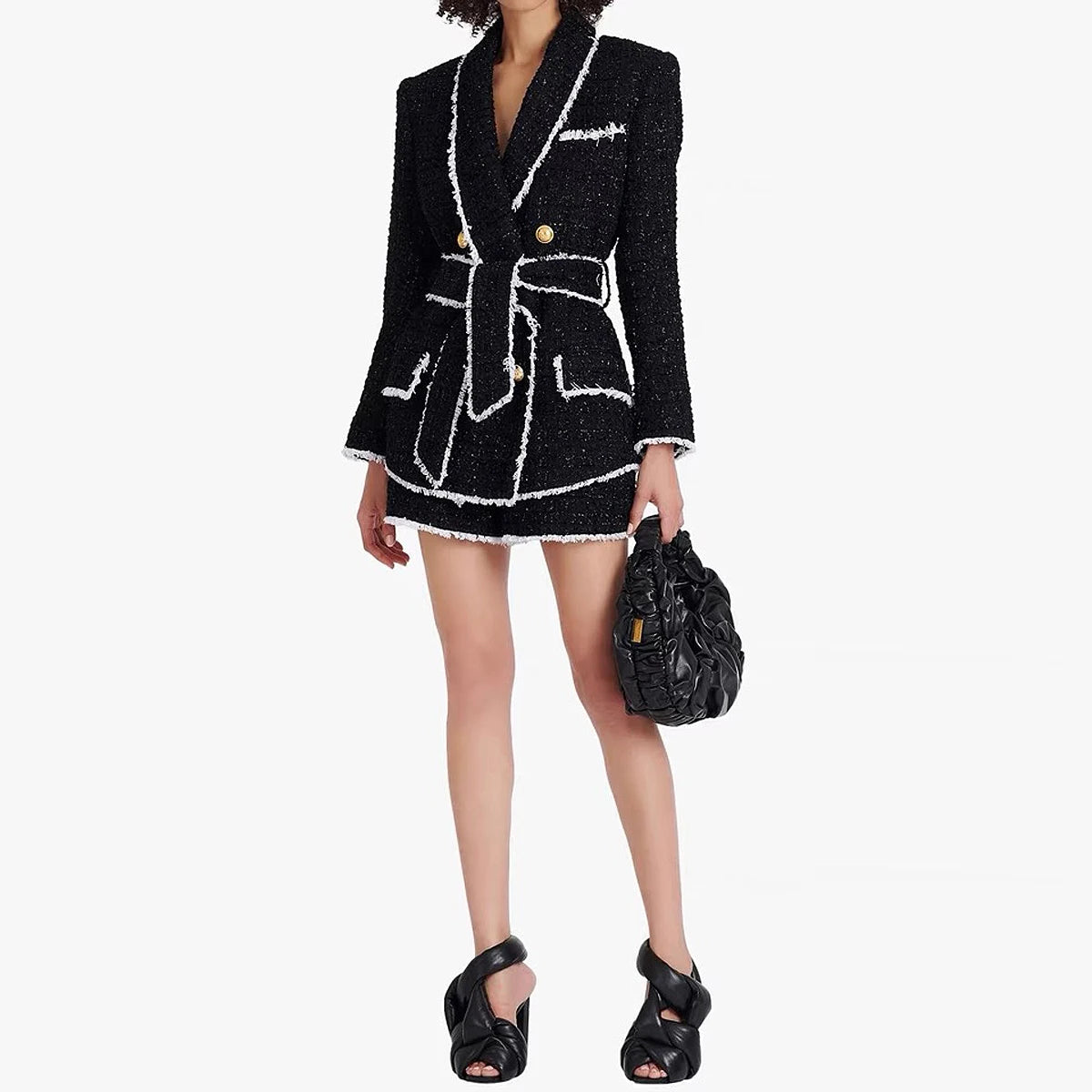 Long Sleeve Sparkly Blazer