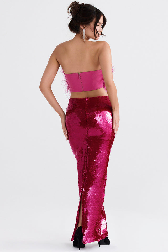Two Piece Set Women Clothing Sexy Club Sequin HV9289