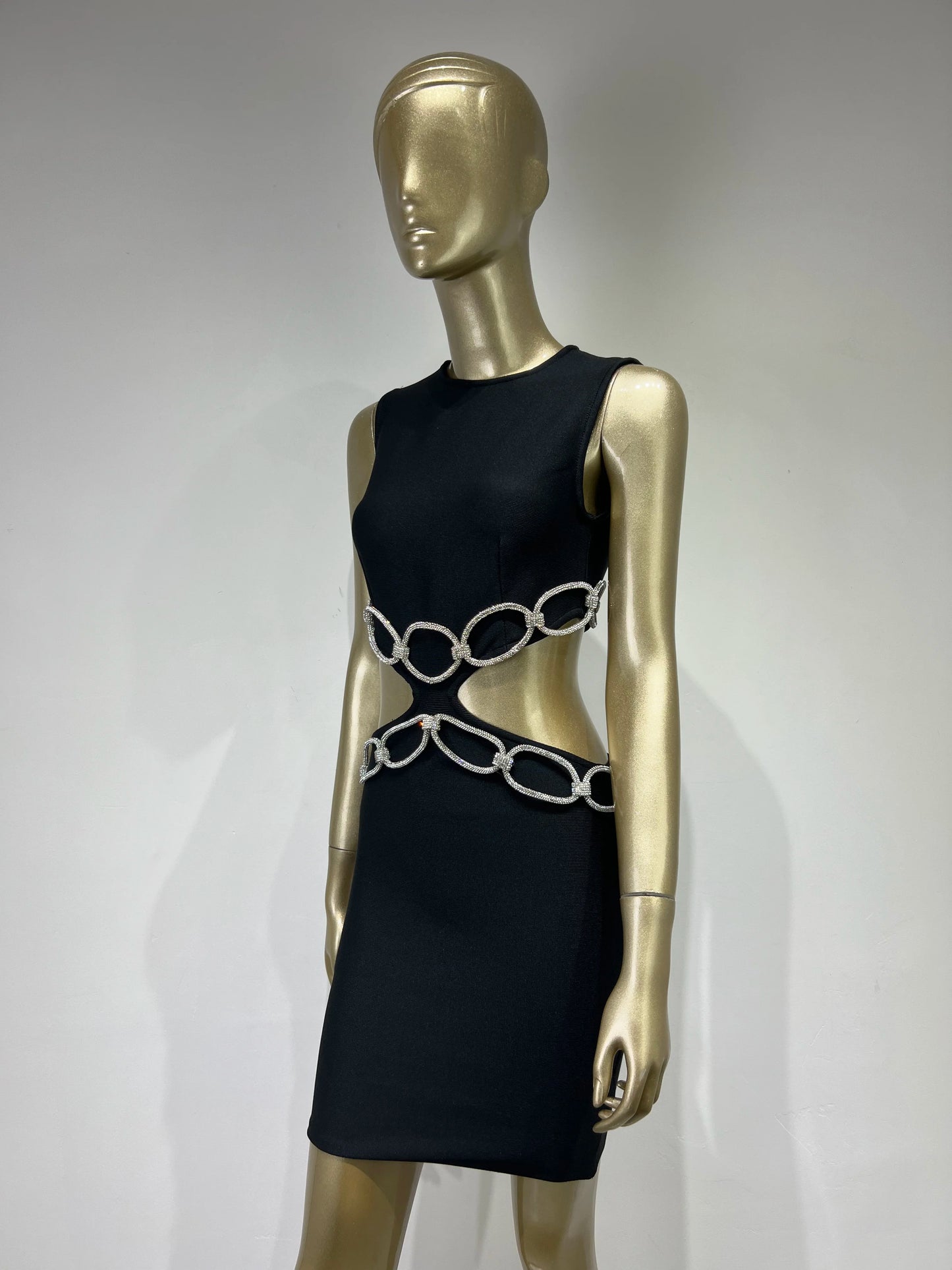 Crystal Chain Detail Dress HV9287