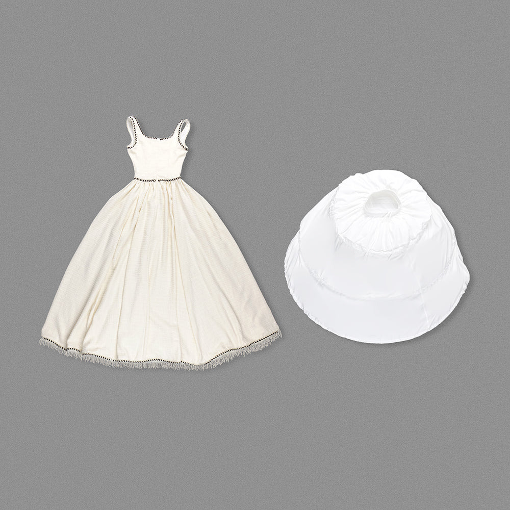 Princess Maxi Dress Ivory HV2073