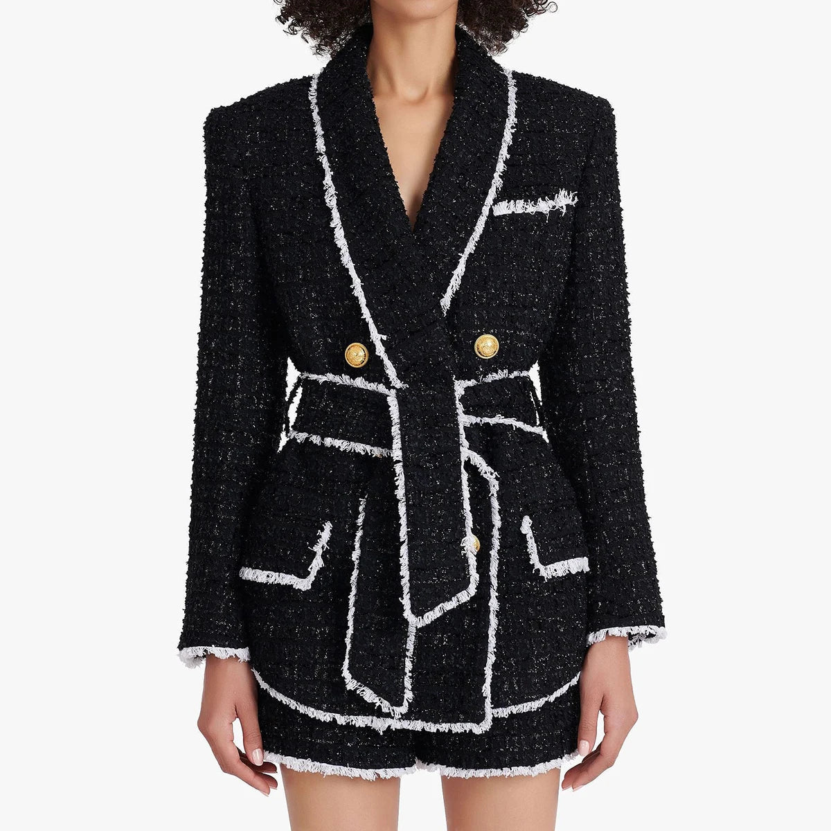 Long Sleeve Sparkly Blazer