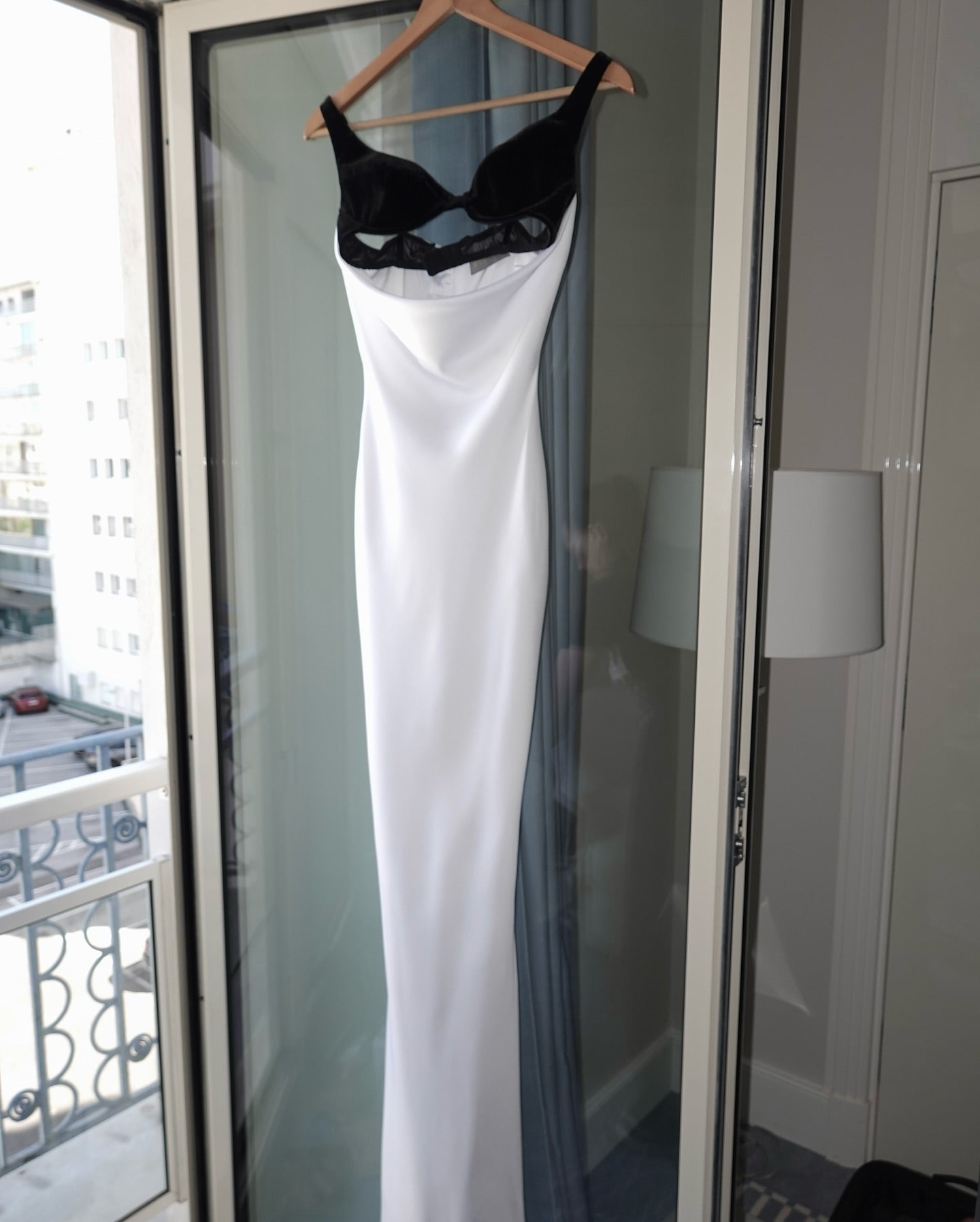Velvet Bustier Maxi Dress HV1895