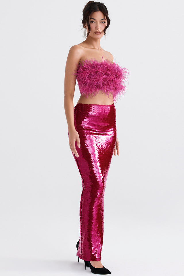Two Piece Set Women Clothing Sexy Club Sequin HV9289