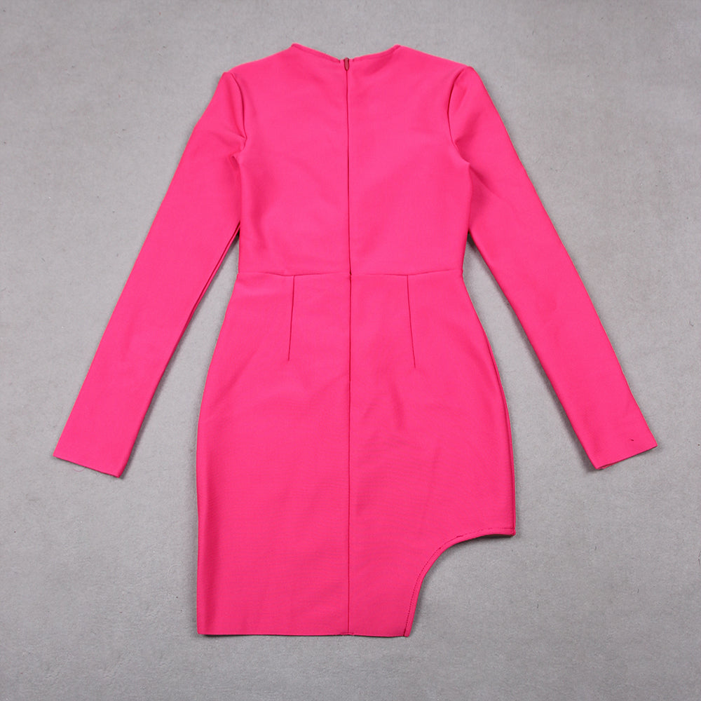 Long Sleeve Embellished Dress HV9229