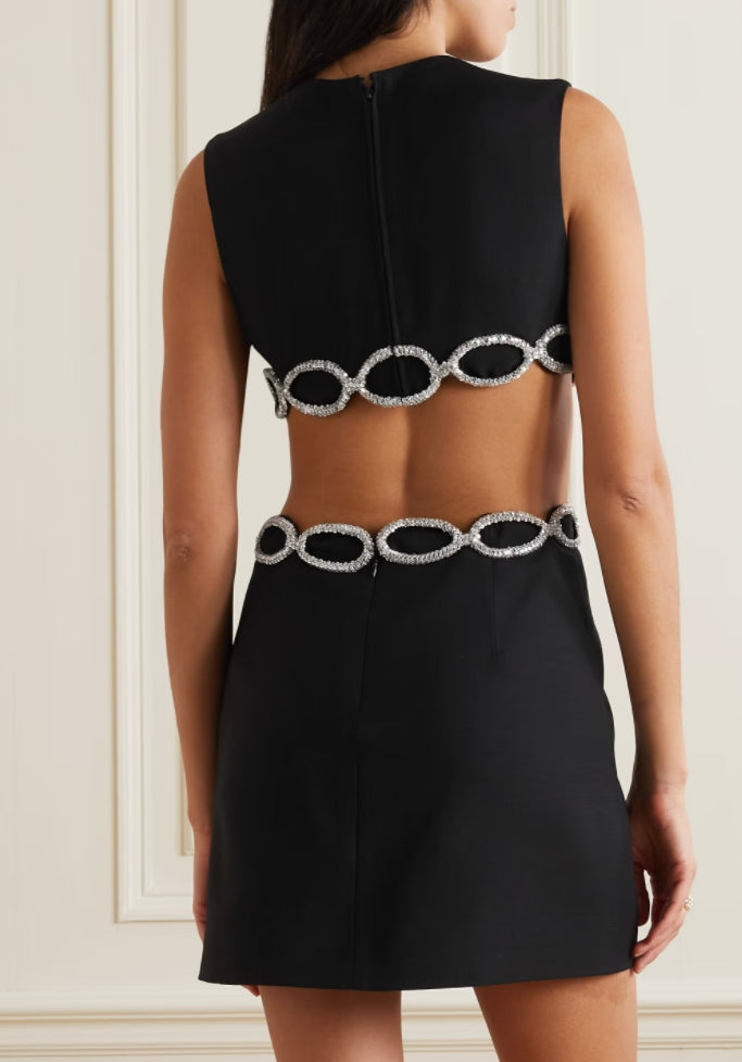 Crystal Chain Detail Dress HV9287