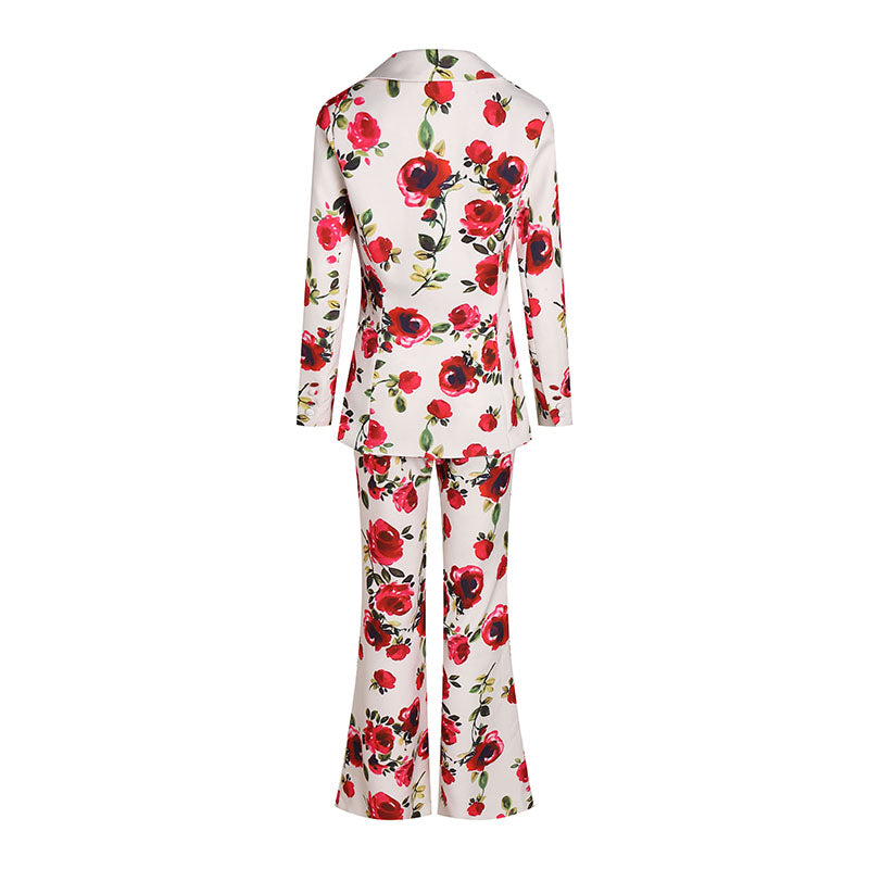 Floral Three Piece Suit HV9975