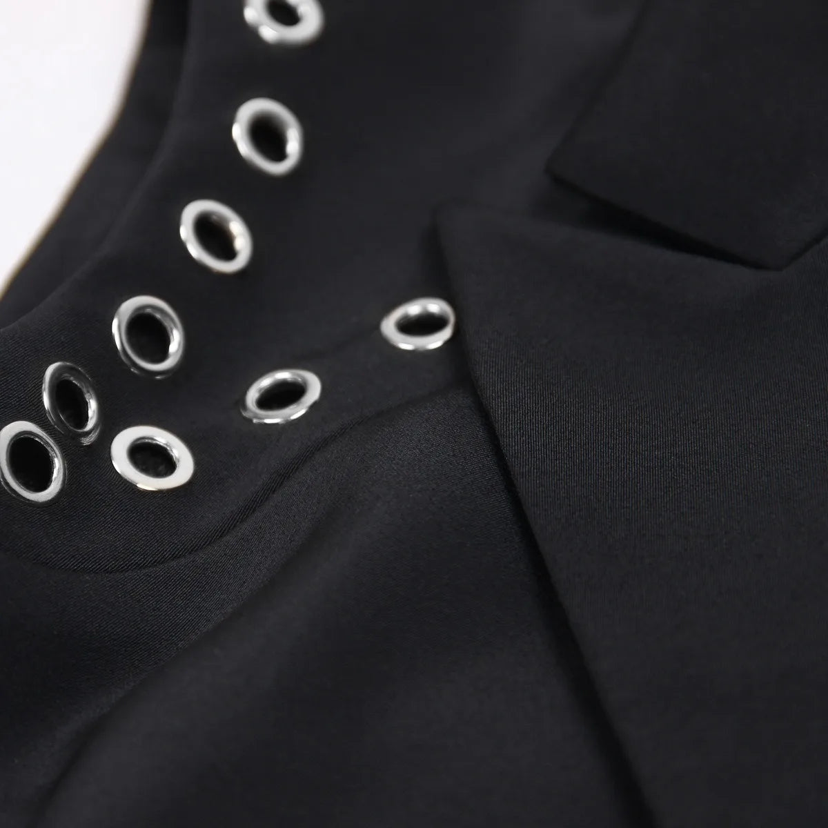 Sleeveless Studded Blazer Dress