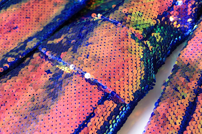 Long Sleeve Duochrome Sequin Blazer