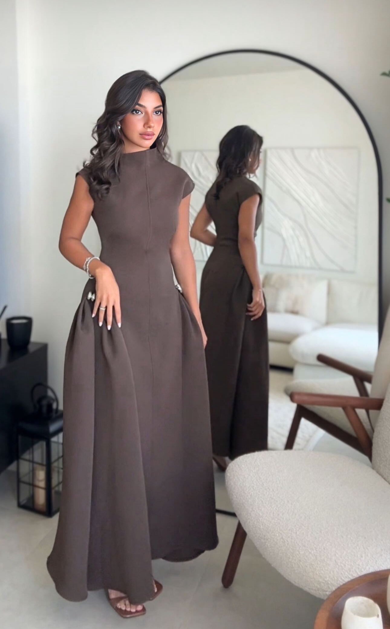 A Line Maxi Dress HV1978