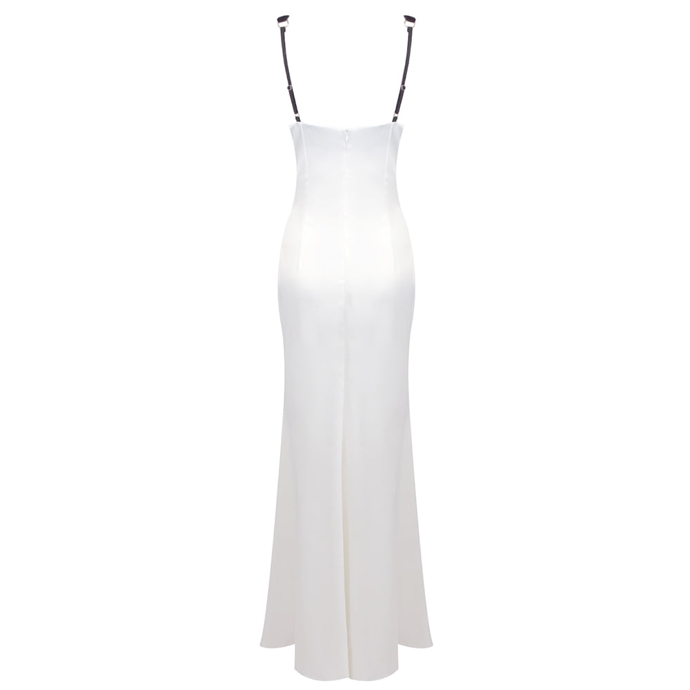 Velvet Bustier Maxi Dress HV1895