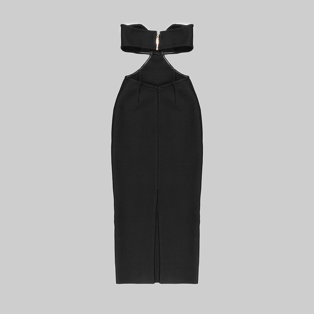 Strapless Bustier Maxi Dress HV9200