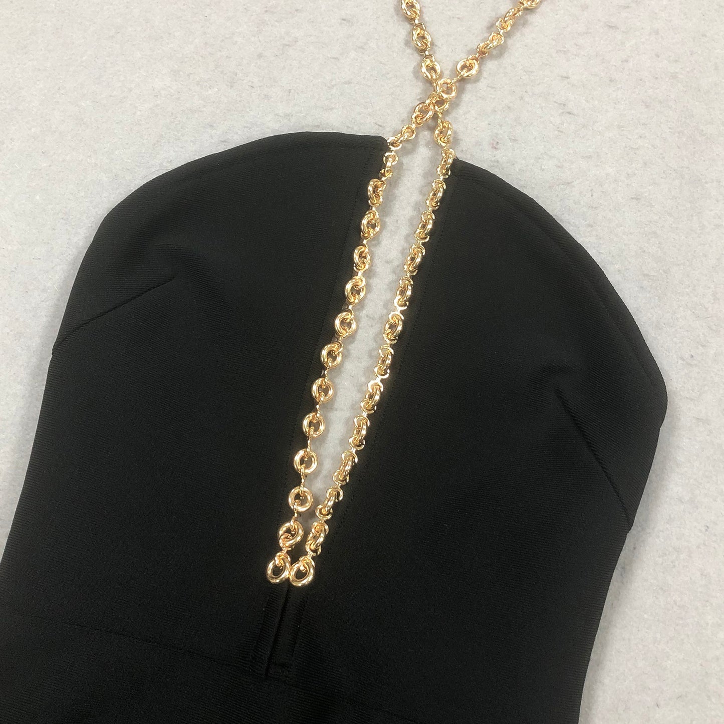 Halter Chain Maxi Dress Black