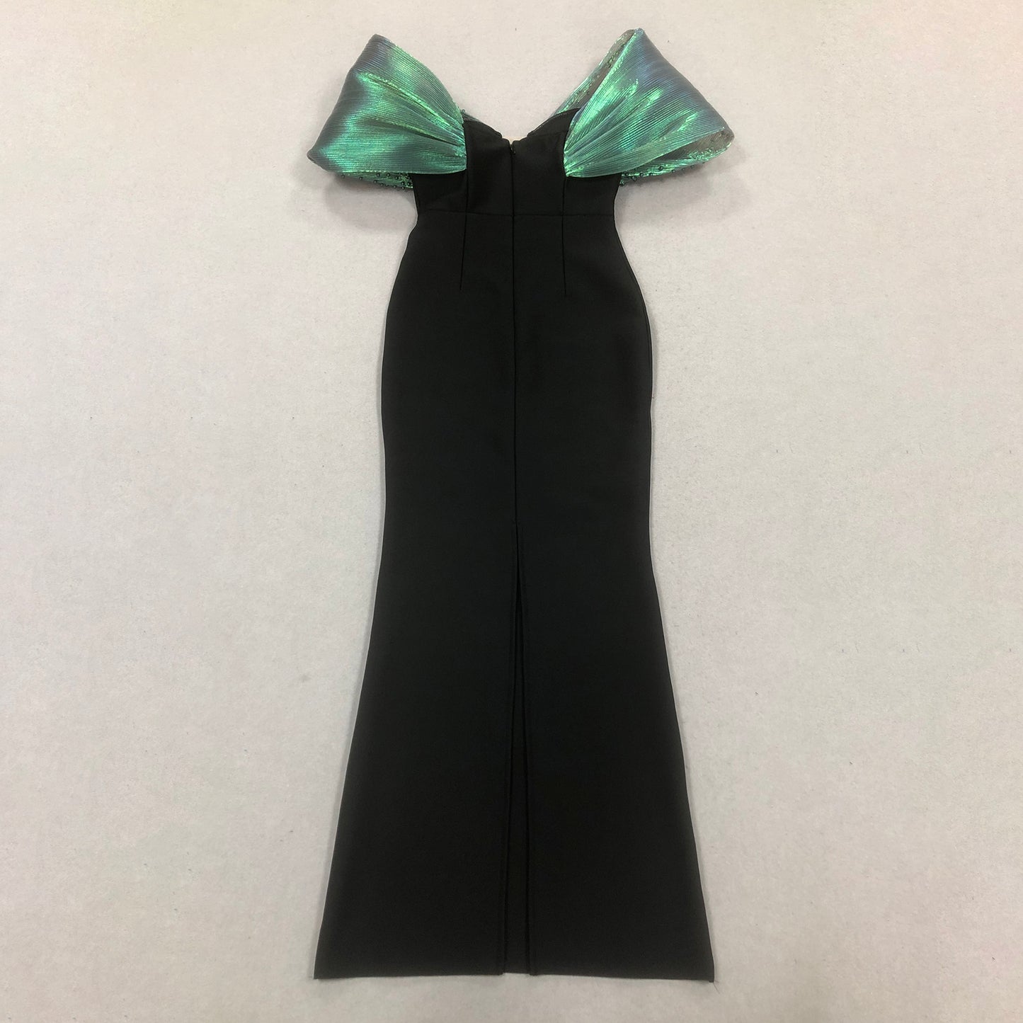 Bardot Embellished Maxi Dress Green Black