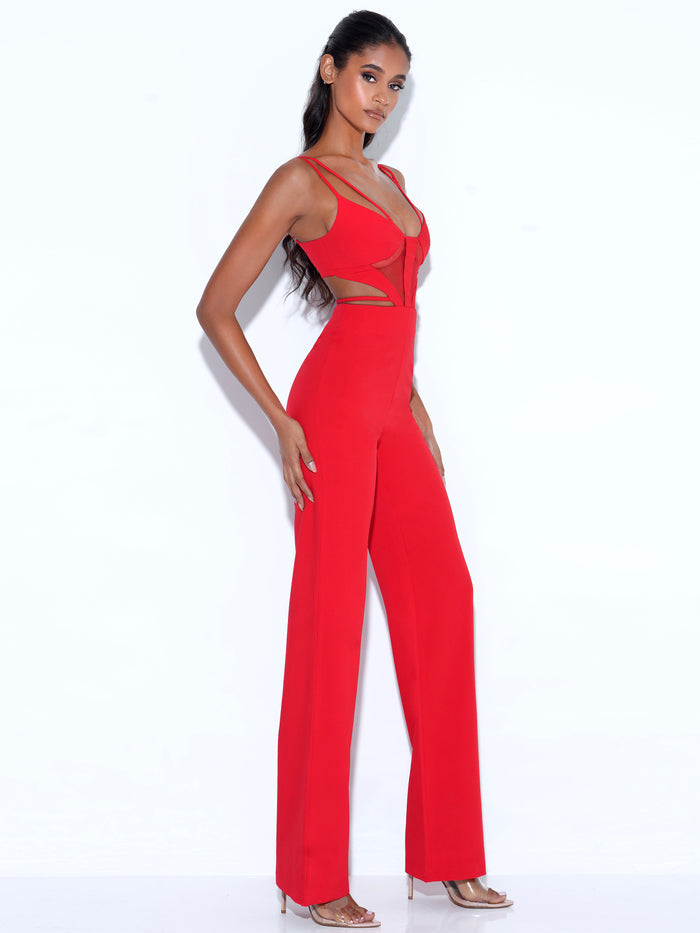 Bustier Cut Out Detail Jumpsuit HV9770