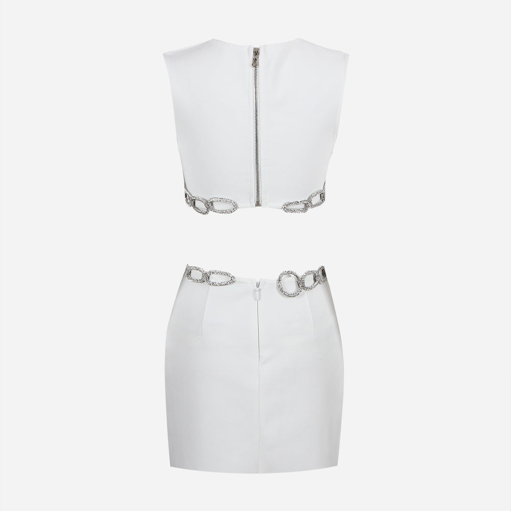 Crystal Chain Detail Dress HV9287