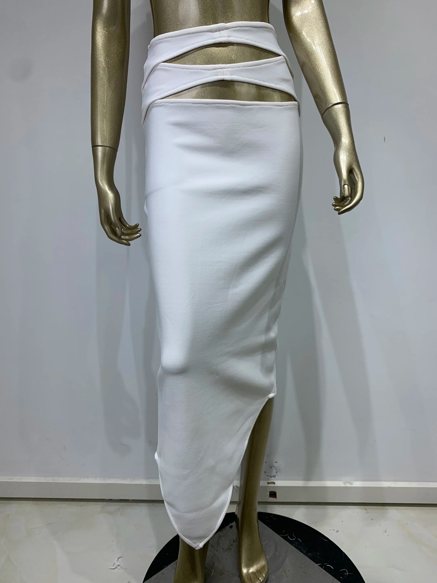 Geo Cut Out Detail Maxi Two Piece Dress HV9256