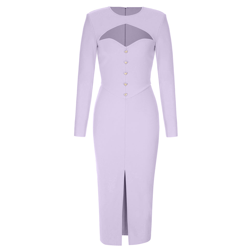 Long Sleeve Midi Dress HV9529