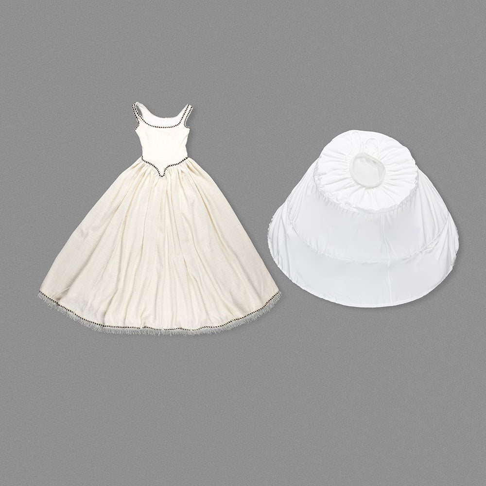 Princess Maxi Dress Ivory HV2073