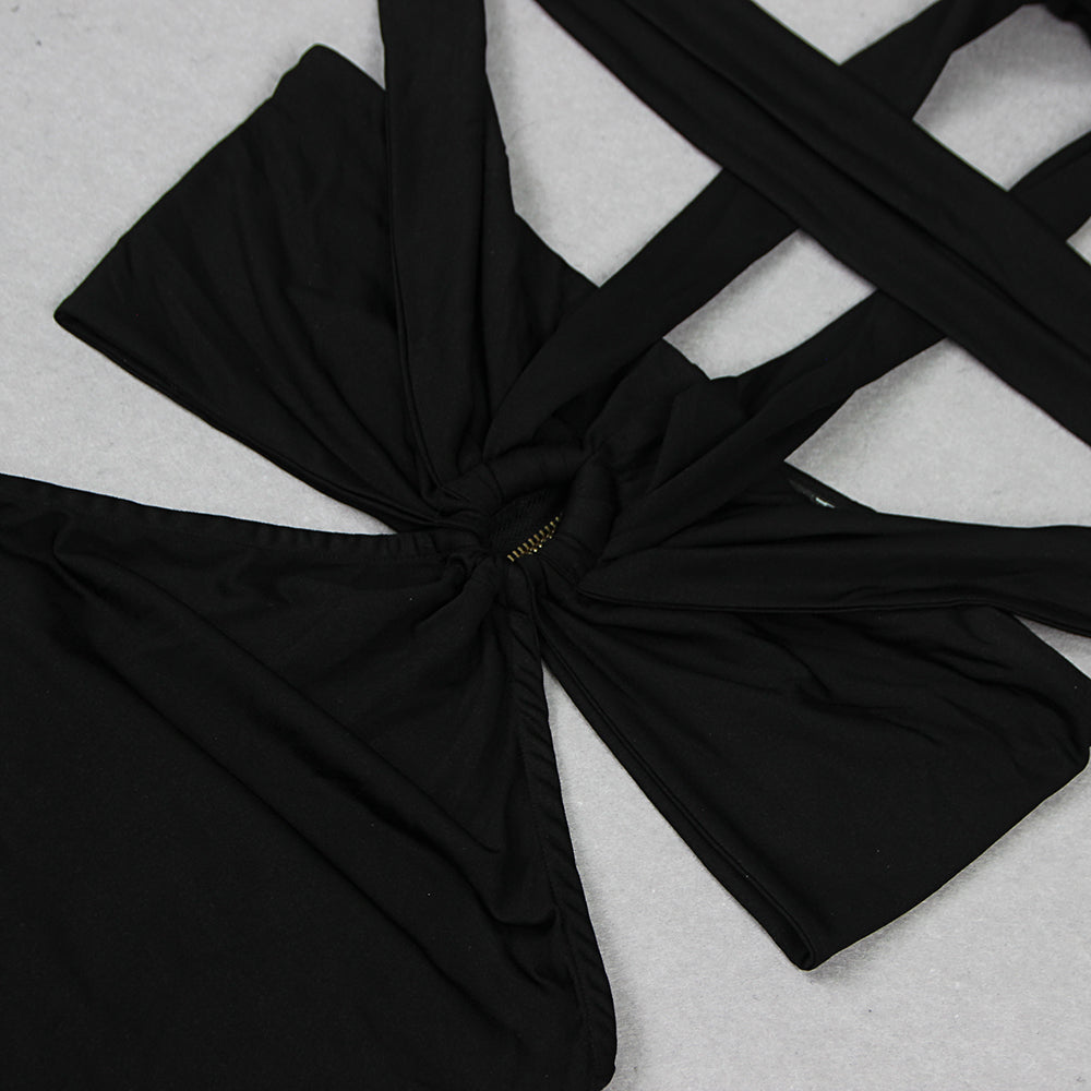 Halter Bardot Maxi Dress HV1308