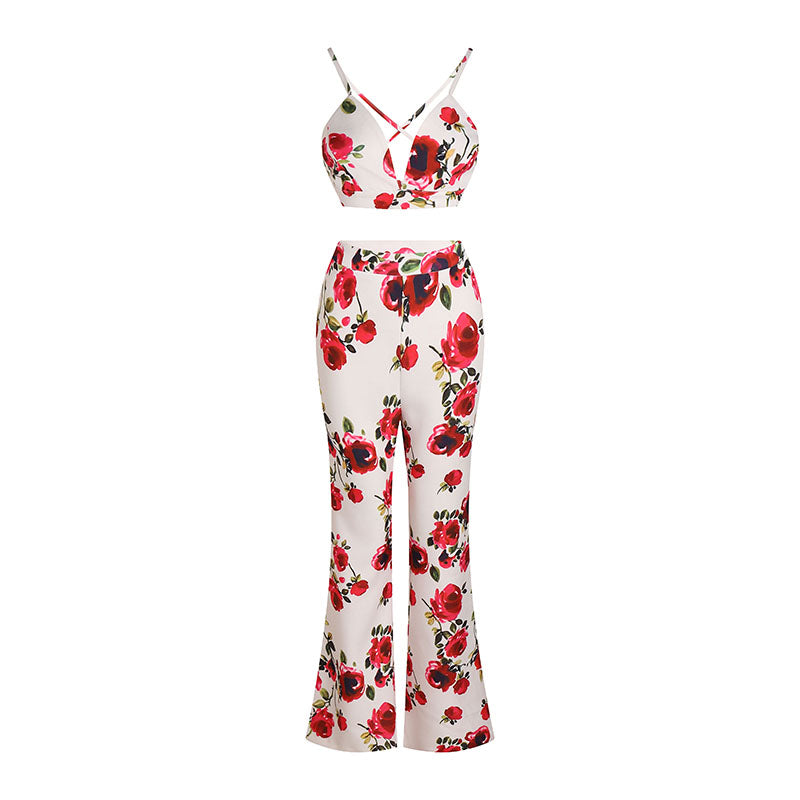 Floral Three Piece Suit HV9975