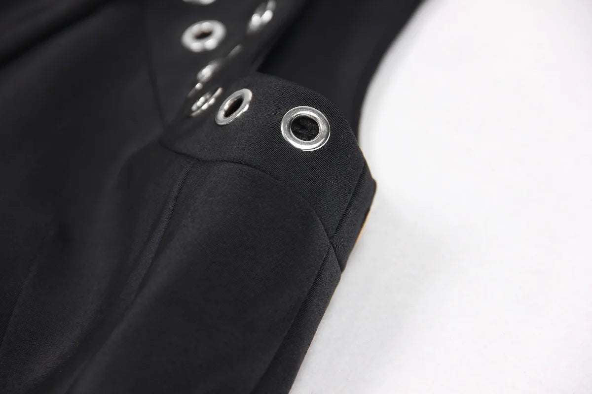 Sleeveless Studded Blazer Dress