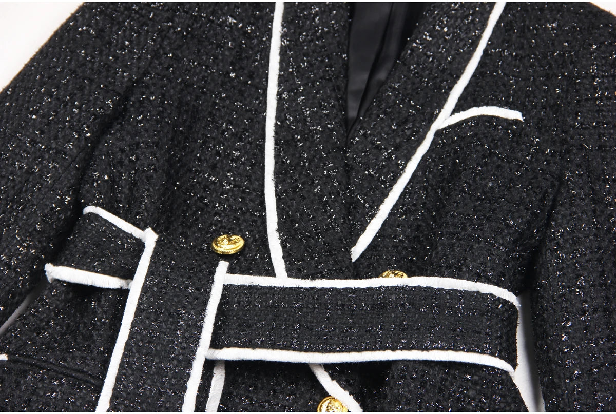 Long Sleeve Sparkly Blazer