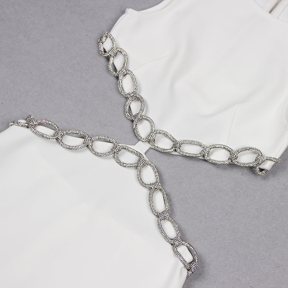 Crystal Chain Detail Dress HV9287