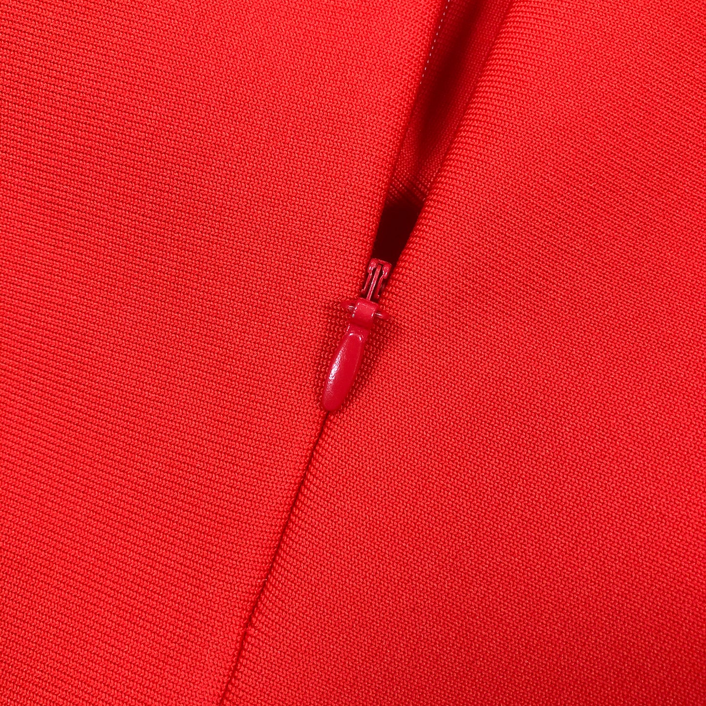 Crystal Draped Maxi Dress Red